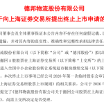 德邦股份宣布主动退市，重塑未来发展方向